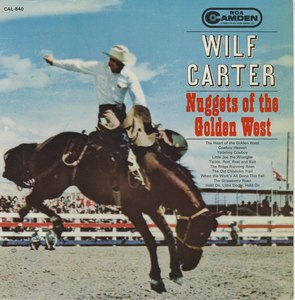 Wilf carter nuggets of the golden west front