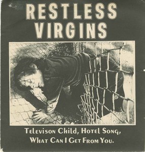 45 restless virgins television child pic sleeve front