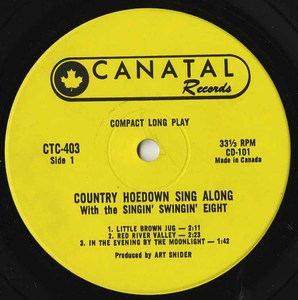 45 singin swingin eight country hoedown label 01