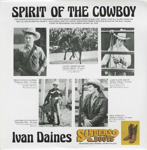 Ivan daines spirit of the cowboy
