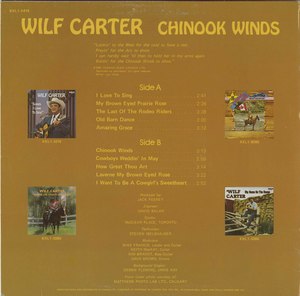 Wilf carter   chinook winds back