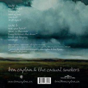Ben caplan   the casual smokers   in the time of the great remembering   ben lp back art