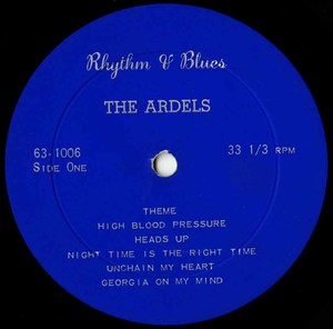 Ardels   rhythm   blues 1966 label 01