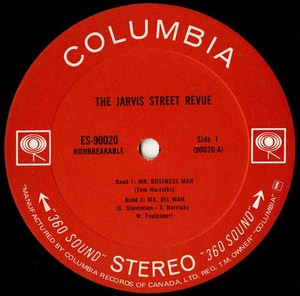 Jarvis street revue st label 01