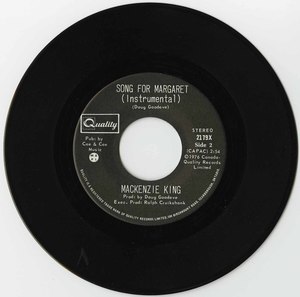 45 mackenzie king song for margaret vinyl 02