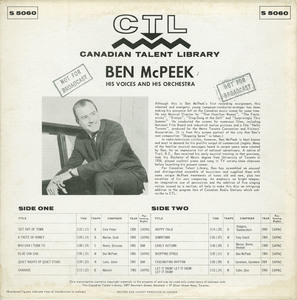 Ben mcpeek his voices and his orchestra back