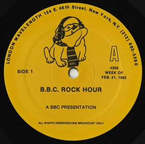 Bob   doug mckenzie   bbc rock hour label 01