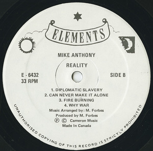 Mike anthony   mike anthony's reality label 02