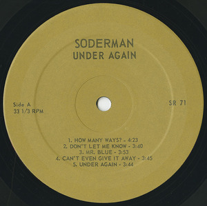 Jon soderman   under again label 01