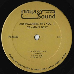Muskwachees jr's vol 1 canada's best label 01