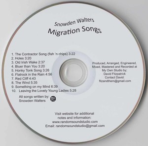 Snowden walters   migration songs cd