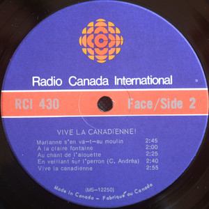 Gagnon  lee   vive la canadienne vinyl 02