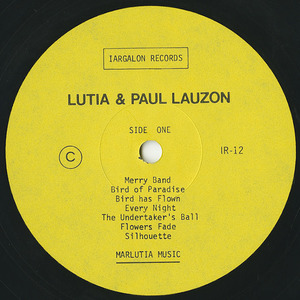 Lutia and paul lauzon    the prisoner label 01