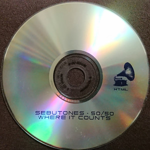 Sebutones   50 50 where it counts re issue front cdcd