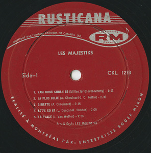Les majestiks st label 01
