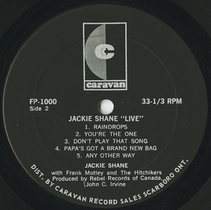 Jackie shane live label 02