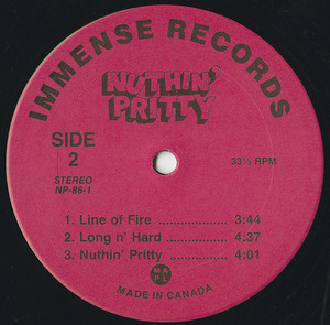 Nuthin pretty insert label 02