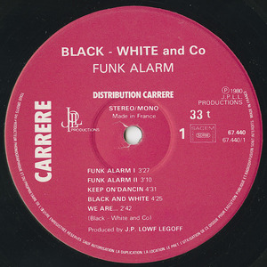 Black white   company funk alarm label 01