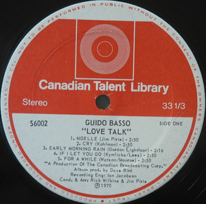 Basso  guido   love talk label 01