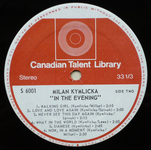 Kymlicka  milan   in the evening label 02