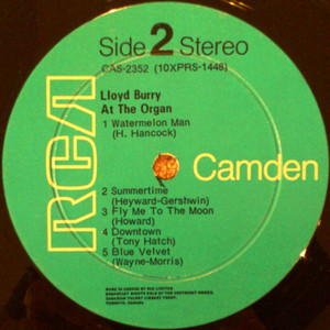 Burry  lloyd  at the organ label 02
