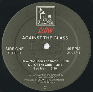 Slow against the glass label 01