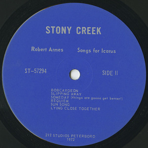 Robert armes songs for icarus label 02