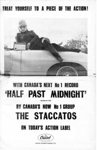 The staccatos canada half past midnight 1967 2