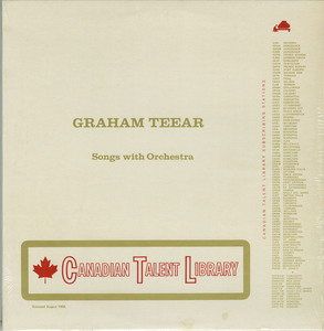 Graham teear songs with orchestra front