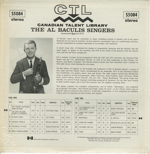 Al baculis singers ctl 5084 back