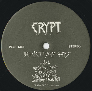 Crypt stick to your guts label 01