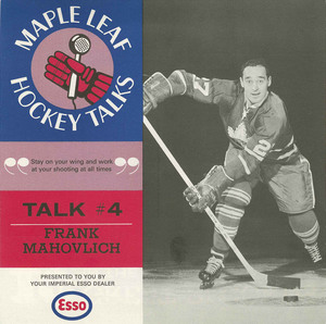 Maple leaf hockey talks  4   frank mahovlich front