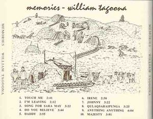William tagoona memories back
