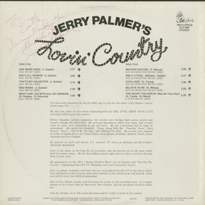 Jerry palmer livin country back