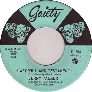 Jerry palmer last will and testament gaiety