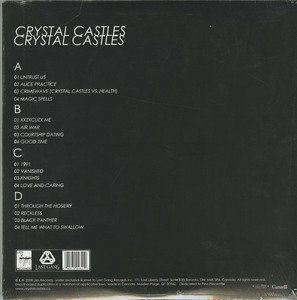 Crystal castles crystal castles back