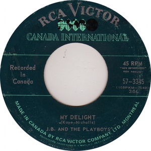 Jb and the playboys my delight rca victor canada international