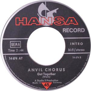 Anvil chorus rhythm is the way 1970 2