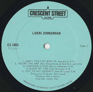 Lorri zimmerman   st label 01