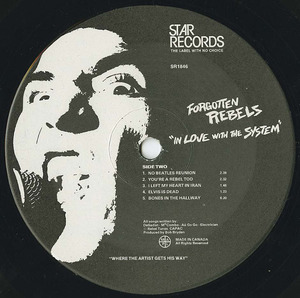 Forgotten rebels   in love with the system label 02