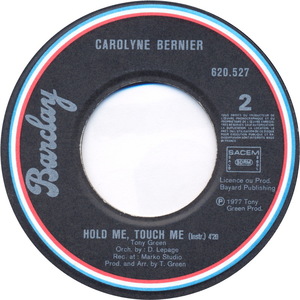 Carolyne bernier hold me touch me 1977 2