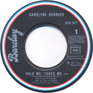Carolyne bernier hold me touch me 1977