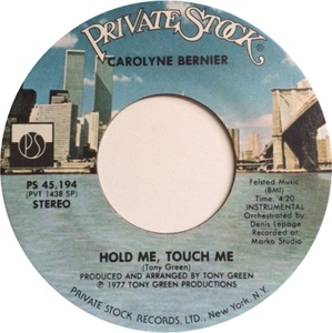Carolyne bernier hold me touch me 1978