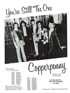 Copperpenny  january 1973 promo