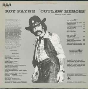 Roy payne   outlaw heroes back