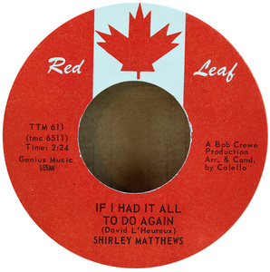 45 shirley matthews   if i had it all to do again %28red leaf%29