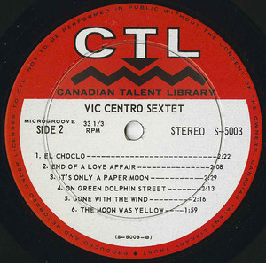 Vic centro sextet ctl s5003 vinyl 02