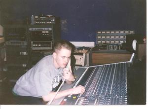 Mc shadow in studio 1989