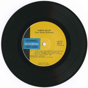 45 karen oxley and dave woods orchestra   one less bell cbc radio canada lm 123 side 02