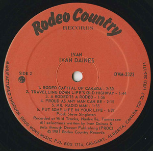 Ivan daines calgary stampede label 02